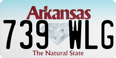 AR license plate 739WLG