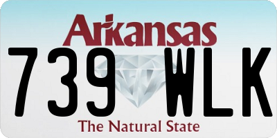 AR license plate 739WLK