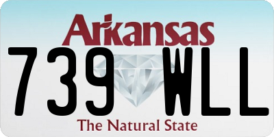 AR license plate 739WLL