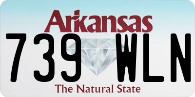 AR license plate 739WLN