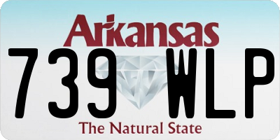 AR license plate 739WLP