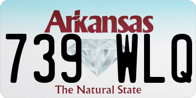 AR license plate 739WLQ