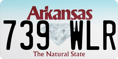 AR license plate 739WLR