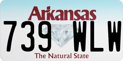 AR license plate 739WLW
