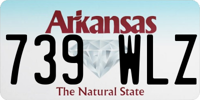 AR license plate 739WLZ