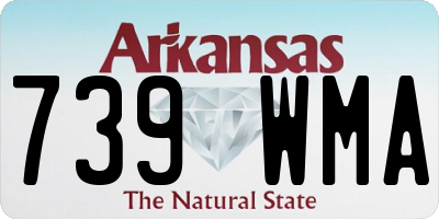 AR license plate 739WMA