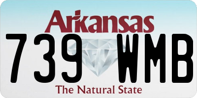 AR license plate 739WMB
