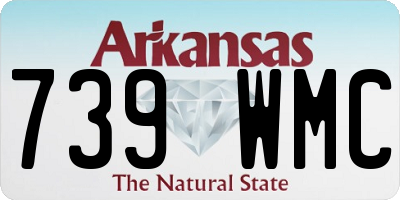 AR license plate 739WMC
