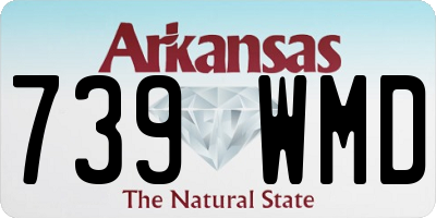 AR license plate 739WMD