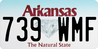 AR license plate 739WMF