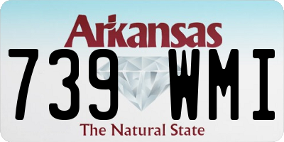 AR license plate 739WMI