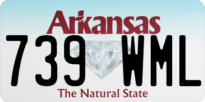 AR license plate 739WML