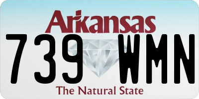 AR license plate 739WMN
