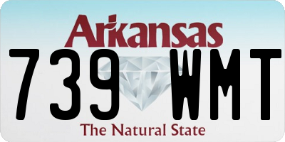 AR license plate 739WMT