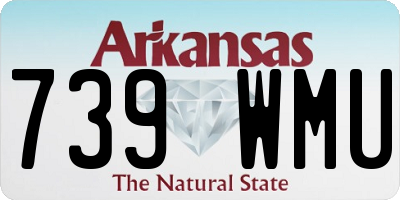 AR license plate 739WMU