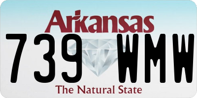 AR license plate 739WMW