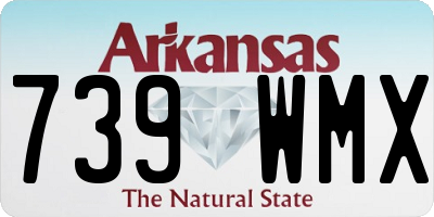 AR license plate 739WMX