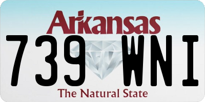 AR license plate 739WNI