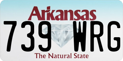 AR license plate 739WRG