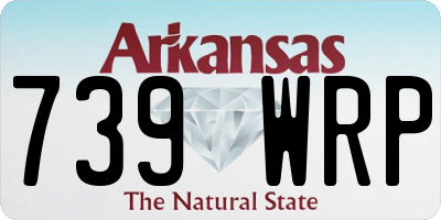 AR license plate 739WRP