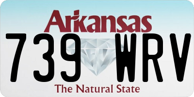 AR license plate 739WRV