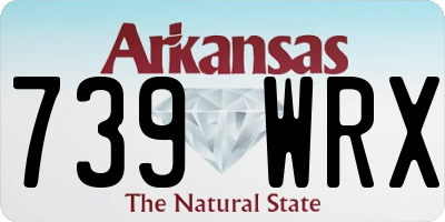 AR license plate 739WRX