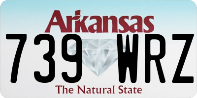 AR license plate 739WRZ