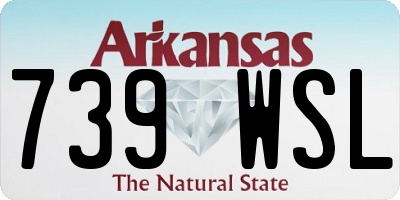 AR license plate 739WSL