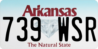 AR license plate 739WSR
