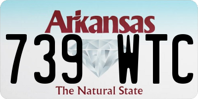 AR license plate 739WTC