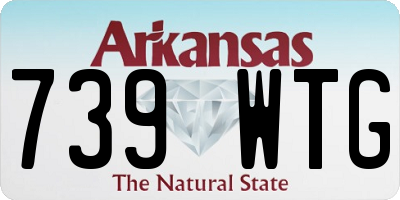 AR license plate 739WTG