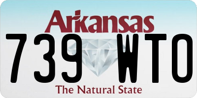AR license plate 739WTO
