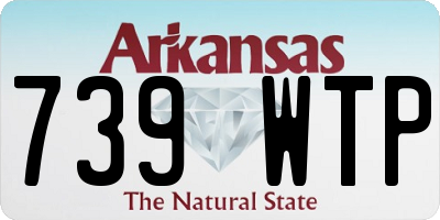 AR license plate 739WTP