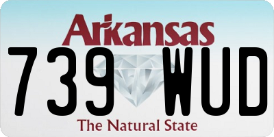 AR license plate 739WUD