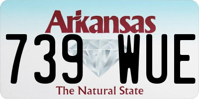 AR license plate 739WUE