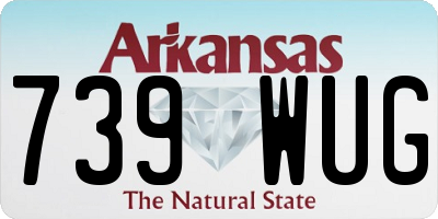 AR license plate 739WUG