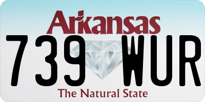 AR license plate 739WUR
