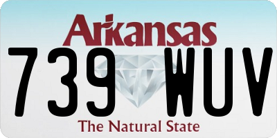 AR license plate 739WUV