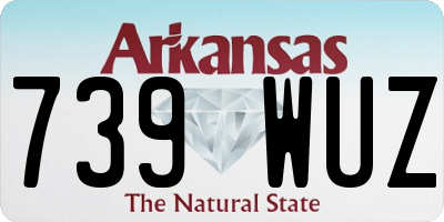 AR license plate 739WUZ