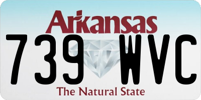 AR license plate 739WVC