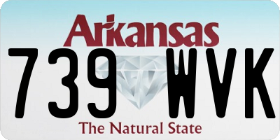 AR license plate 739WVK