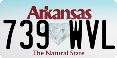 AR license plate 739WVL