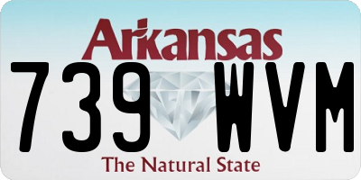 AR license plate 739WVM