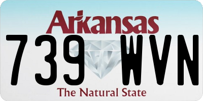 AR license plate 739WVN