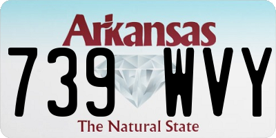 AR license plate 739WVY