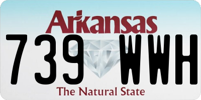 AR license plate 739WWH