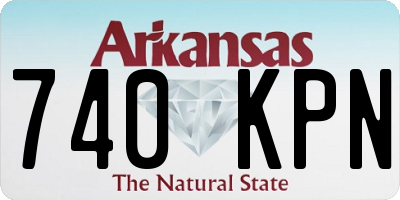 AR license plate 740KPN