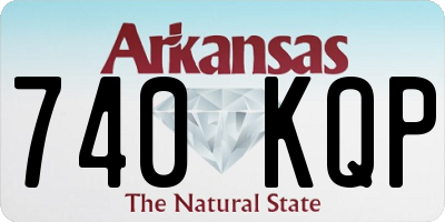 AR license plate 740KQP