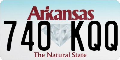 AR license plate 740KQQ