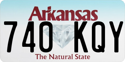 AR license plate 740KQY